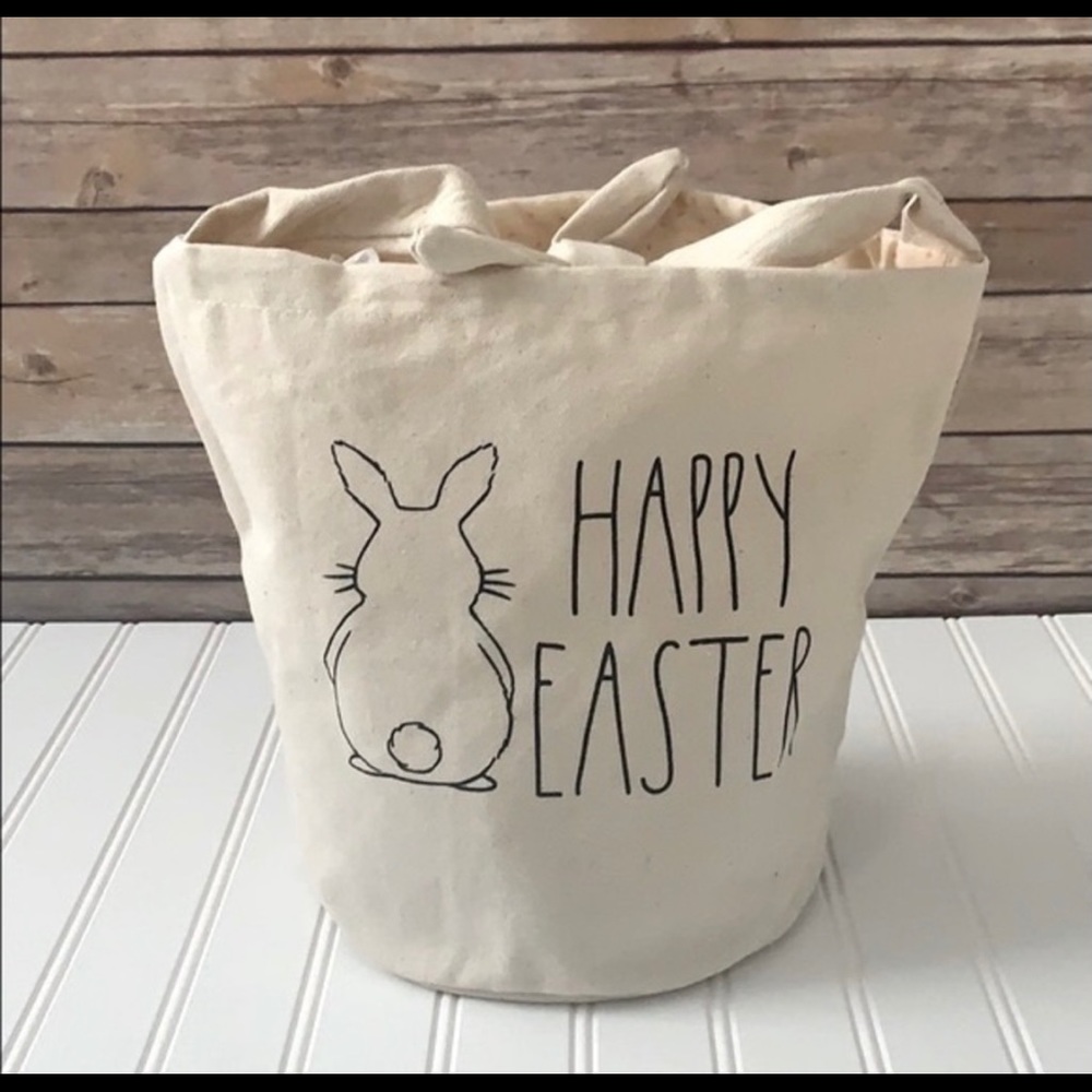 Rae Dunn cotton Easter basket